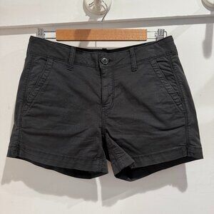 American Eagle Khaki Midi Shorts